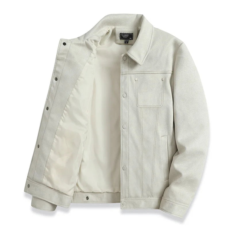 Suede-Touch Trucker Jacket — colourway 9