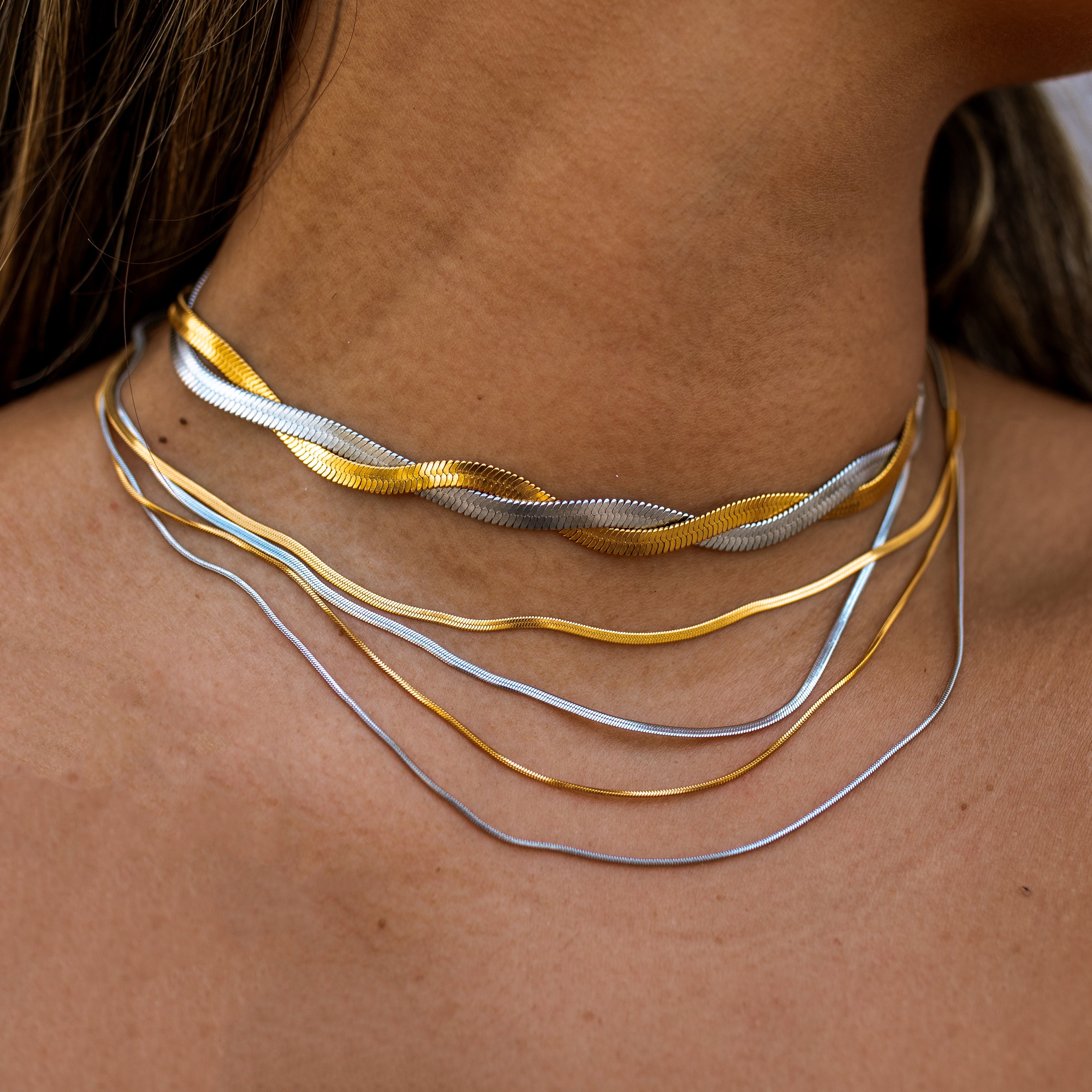 PORTOFINO Herringbone Necklace