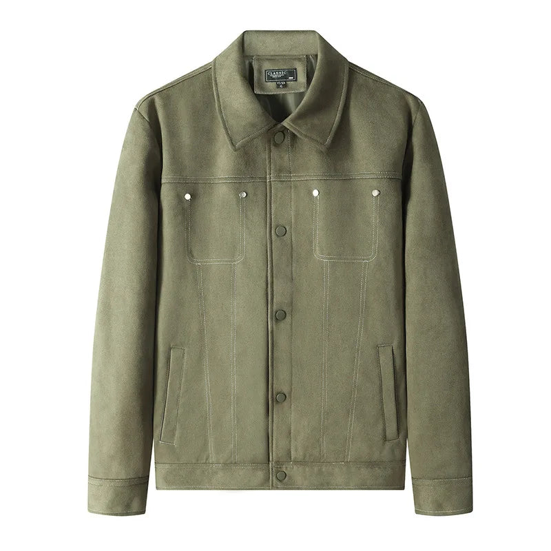 Suede-Touch Trucker Jacket — colourway 8