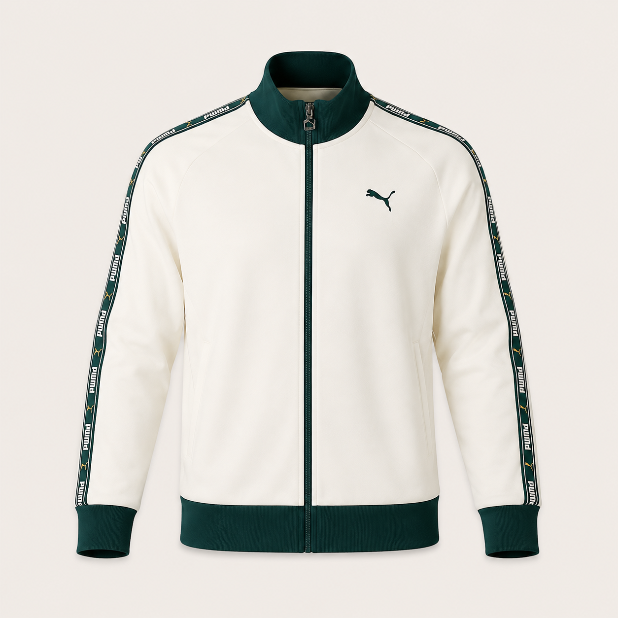 Men's Retro Knit Track Jacket